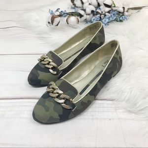 New Directions Camouflage Sycamore Loafers Size 7